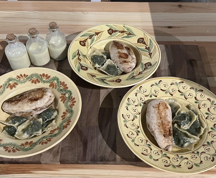 Ma recette est la meilleure de France - Suprême de grise du Vercors à l'ail noir et sauce au Crément de Die